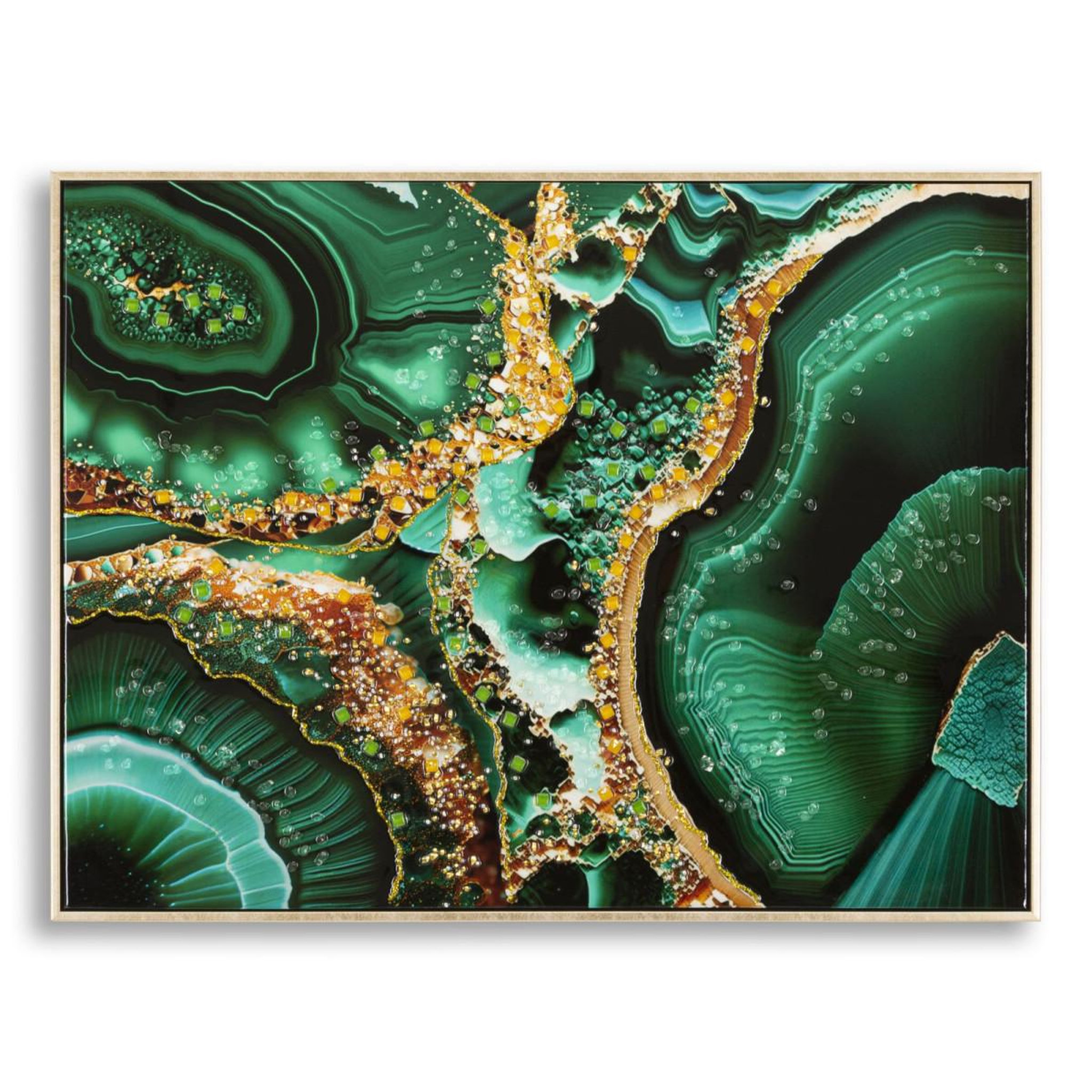Paris Prix Tableau imprimé déco  smeraldie  62x82cm vert