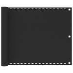 VIDAXL Ecran de balcon Anthracite 75x300 cm PEHD