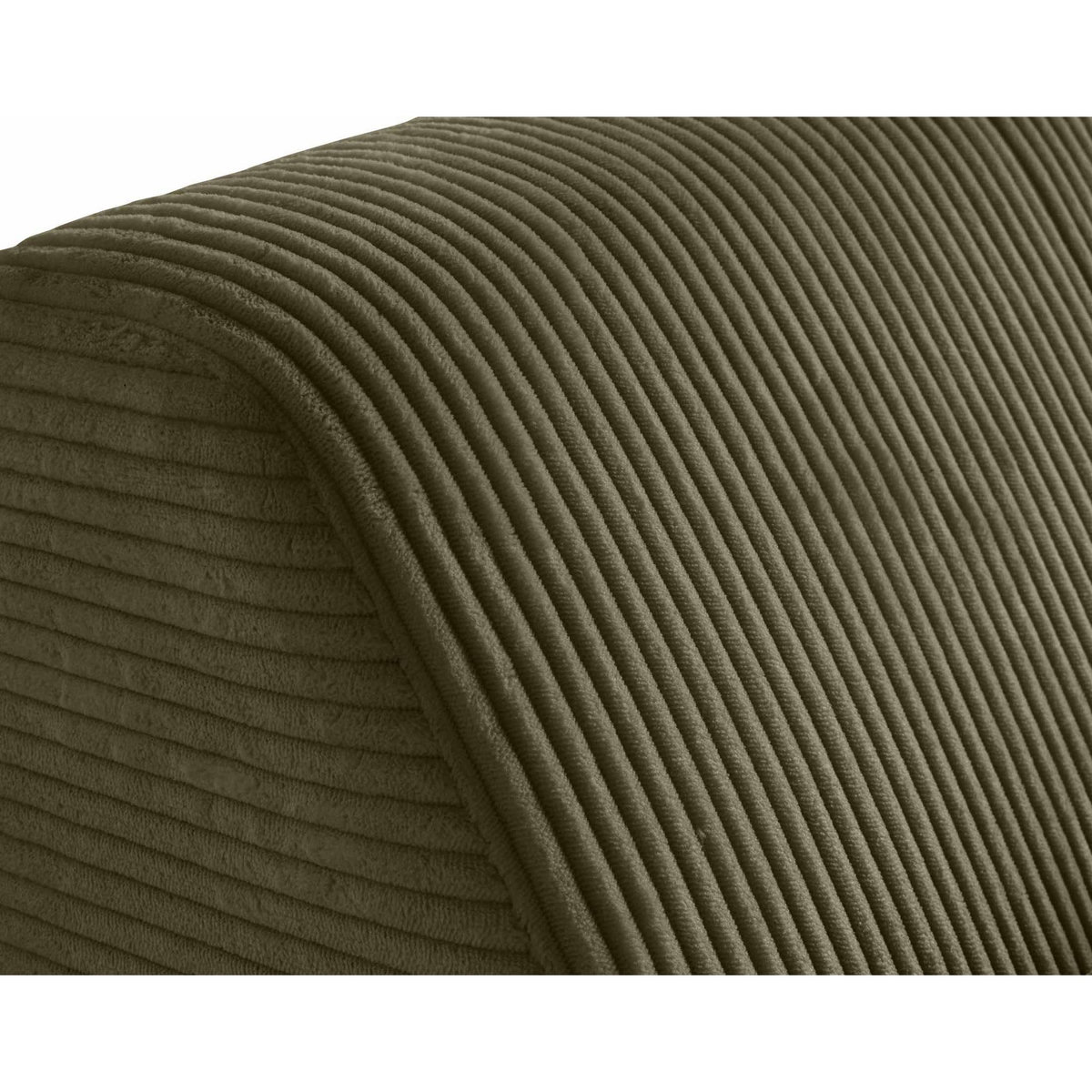 LISA DESIGN Onyx - fauteuil sans accoudoirs - en velours côtelé