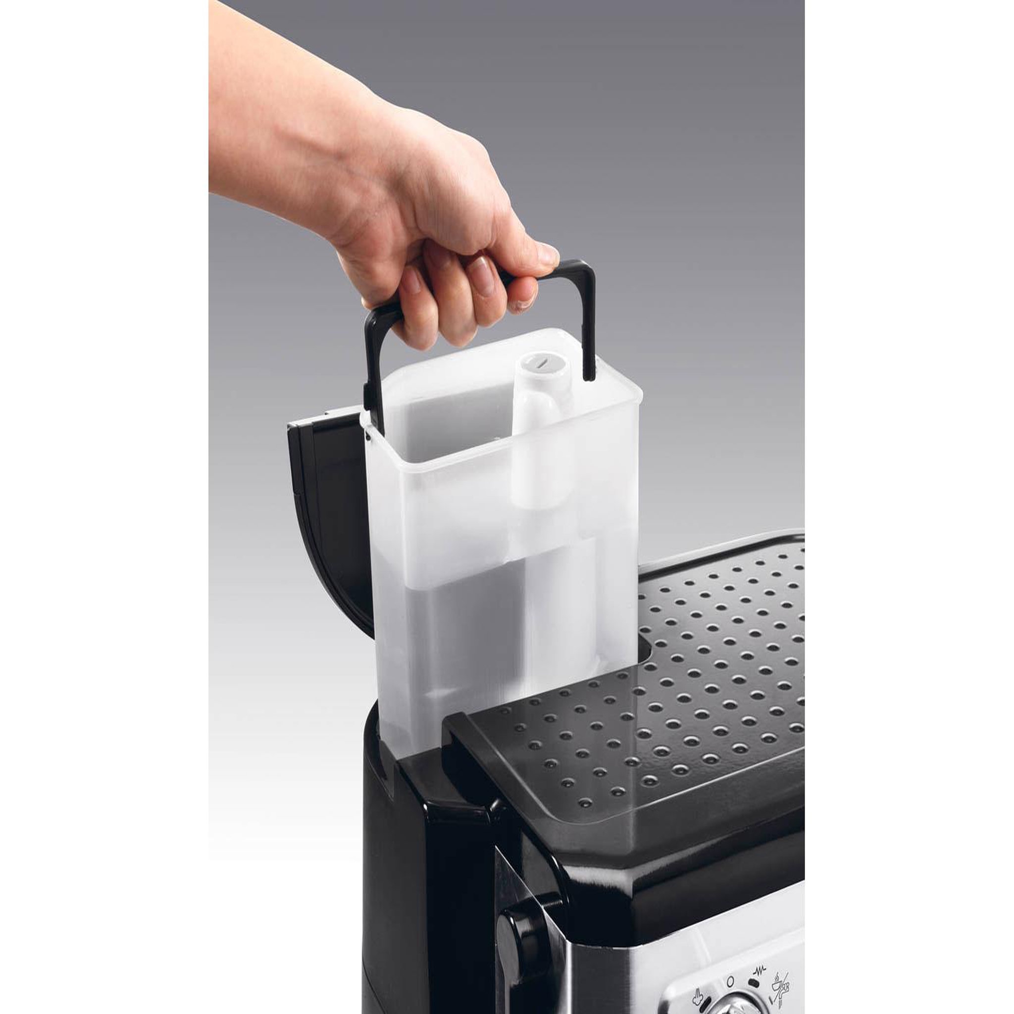 Voir la diapositive 6 : DELONGHI Combiné expresso cafetière 15bars inox/noir - bco421s