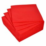 Paris Prix Lot de 40 Serviettes en Papier  Vitamine  38x38cm Rouge