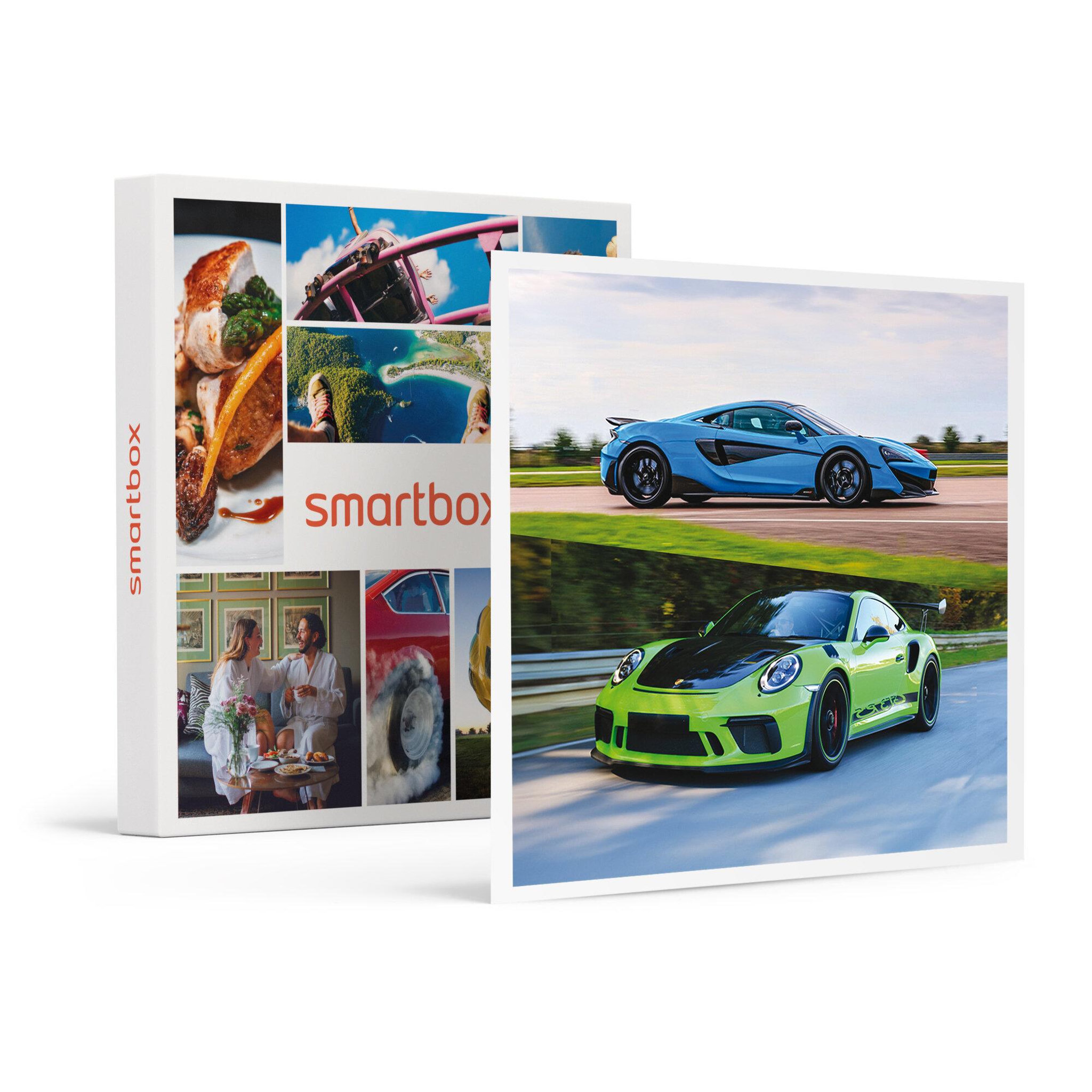 Voir la diapositive 1 : Smartbox Stage de pilotage multivolant : 2 tours en McLaren et 2 tours en Porsche sur le circuit de Croix-en-Ternois - Coffret Cadeau Sport & Aventure