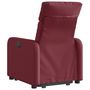 Voir la diapositive 5 : VIDAXL Fauteuil inclinable rouge bordeaux tissu