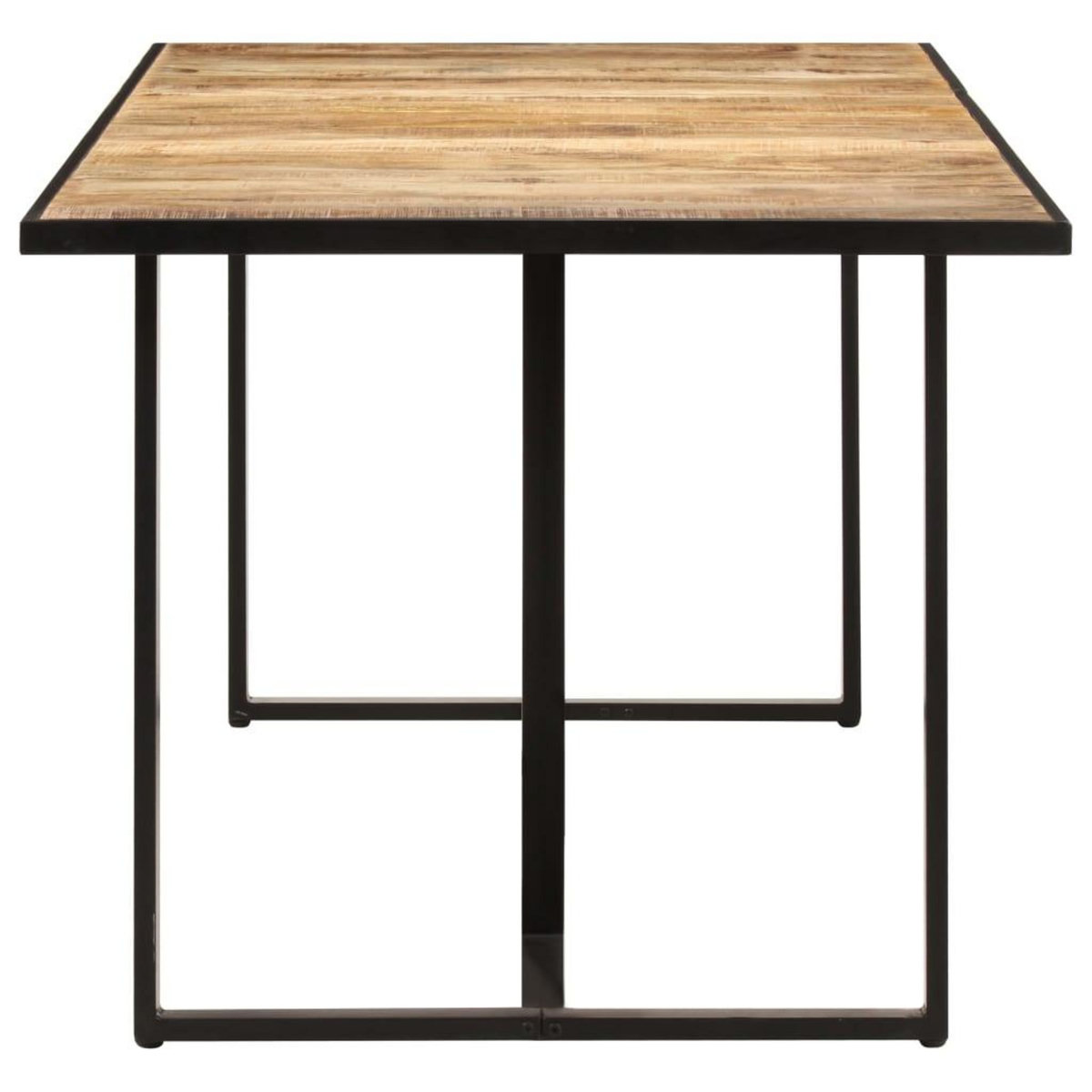VIDAXL Table de salle a manger 160 cm Bois de manguier brut