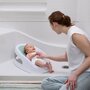 Voir la diapositive 2 : MARKET24 Transat - Anneau INGENUITY  de bain bébé fille antidérapant, de 0 a 6 mois ou 9kg, transat perforé pour laisser couler l'eau, Vert