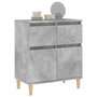 Voir la diapositive 4 : VIDAXL Buffet Gris béton 60x35x70 cm Bois d ingénierie