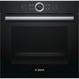 Voir la diapositive 1 : BOSCH Four intégrable 71l 60cm a+ pyrolyse noir - hbg675bb1