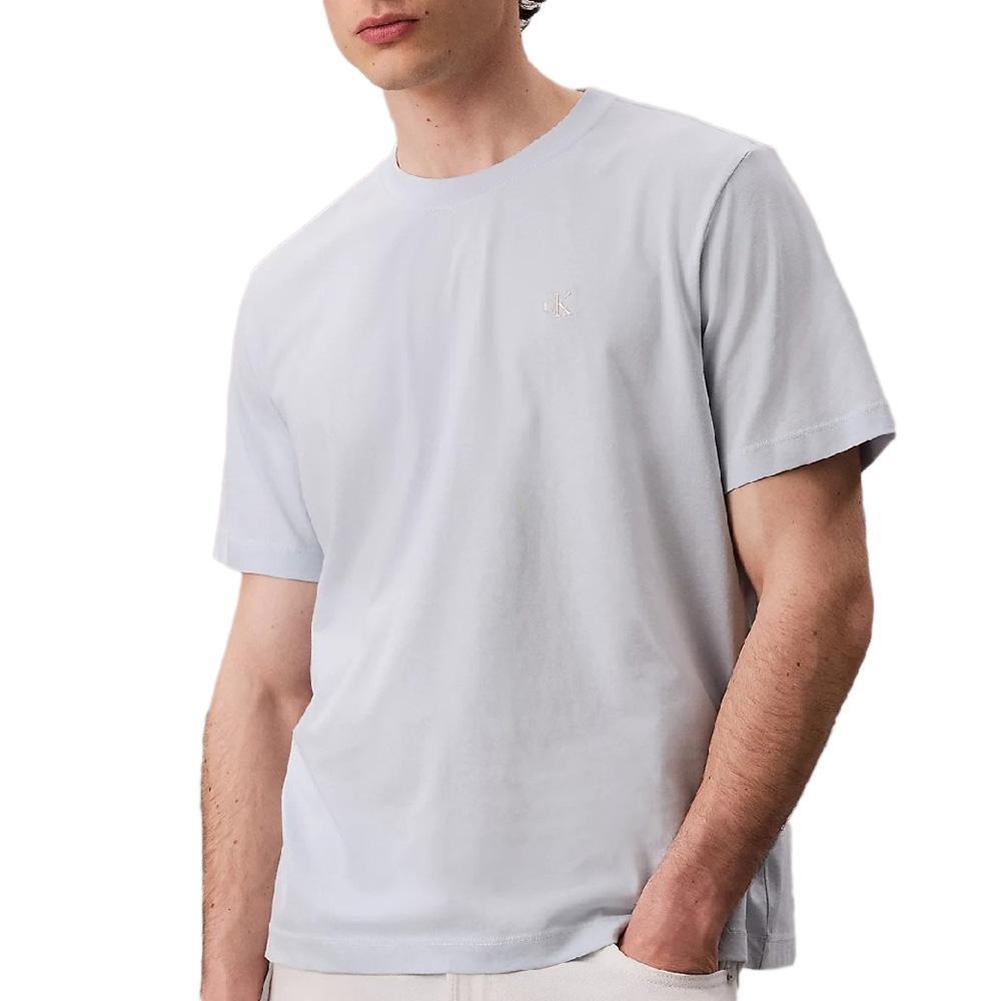 CALVIN KLEIN JEANS T-Shirt Gris Homme Calvin Klein Jeans Easys. Coloris disponibles : Gris