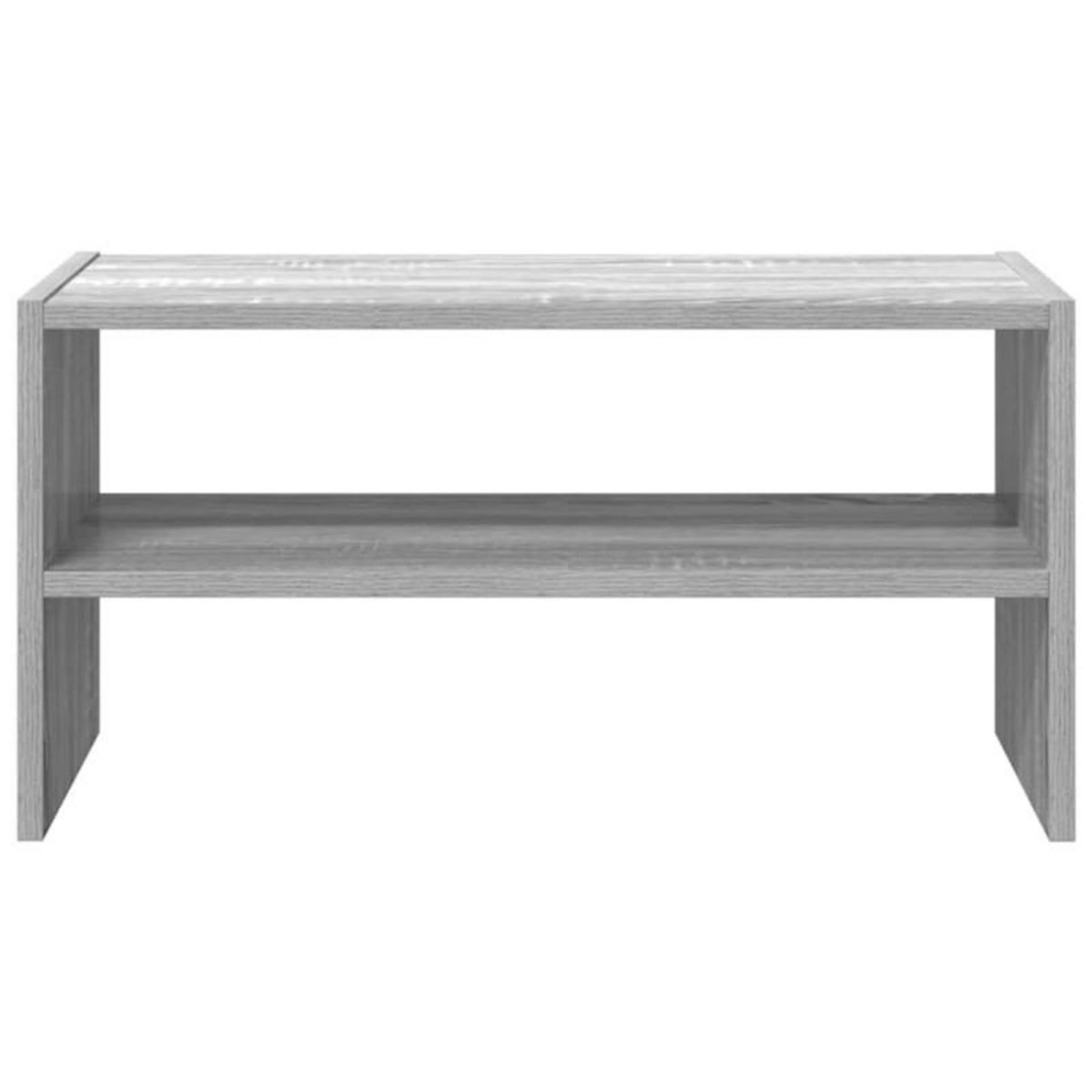 VIDAXL Étagère à chaussures empilable sonoma gris 60x30x30,5 cm