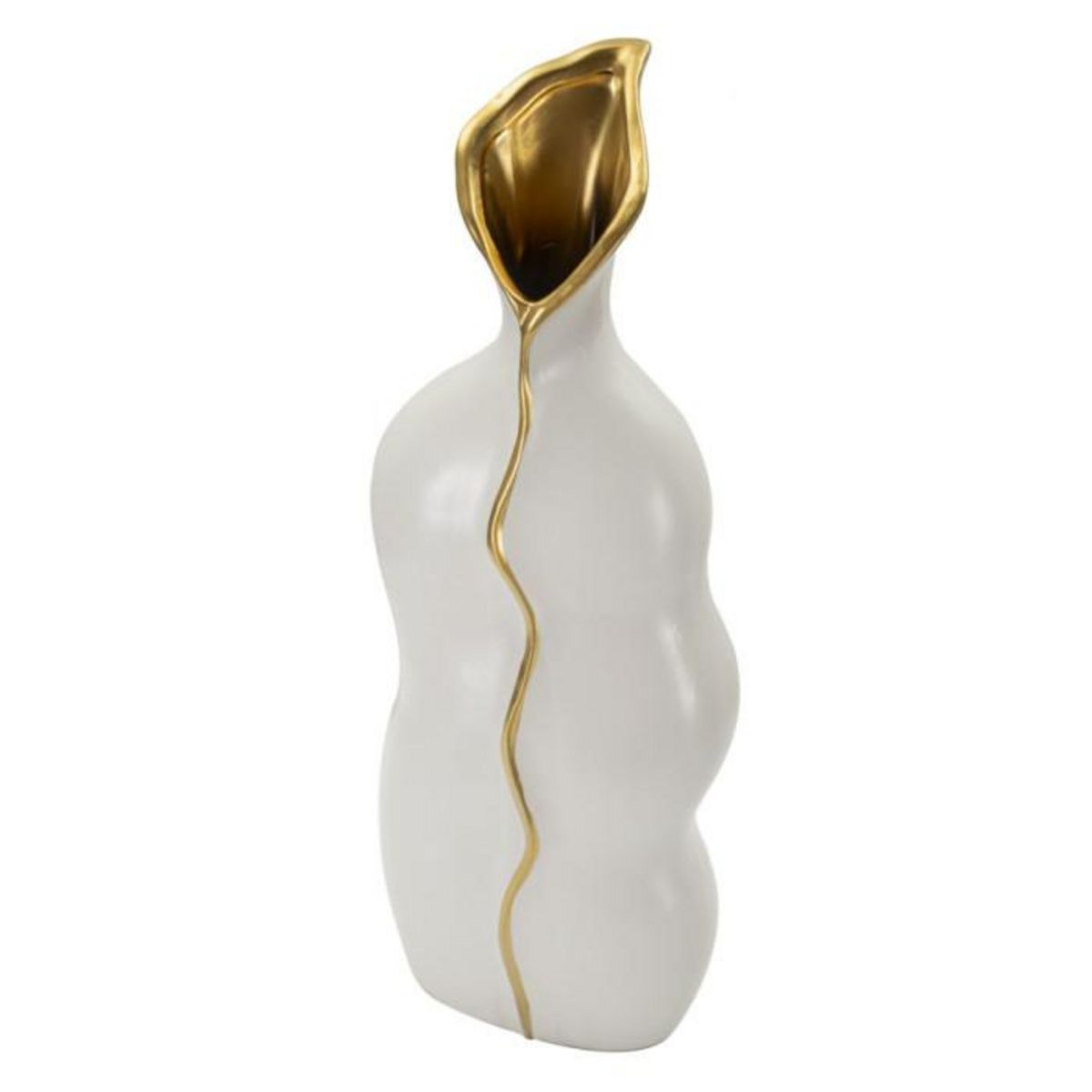 Paris Prix Vase Design en Céramique  Uma  50cm Blanc