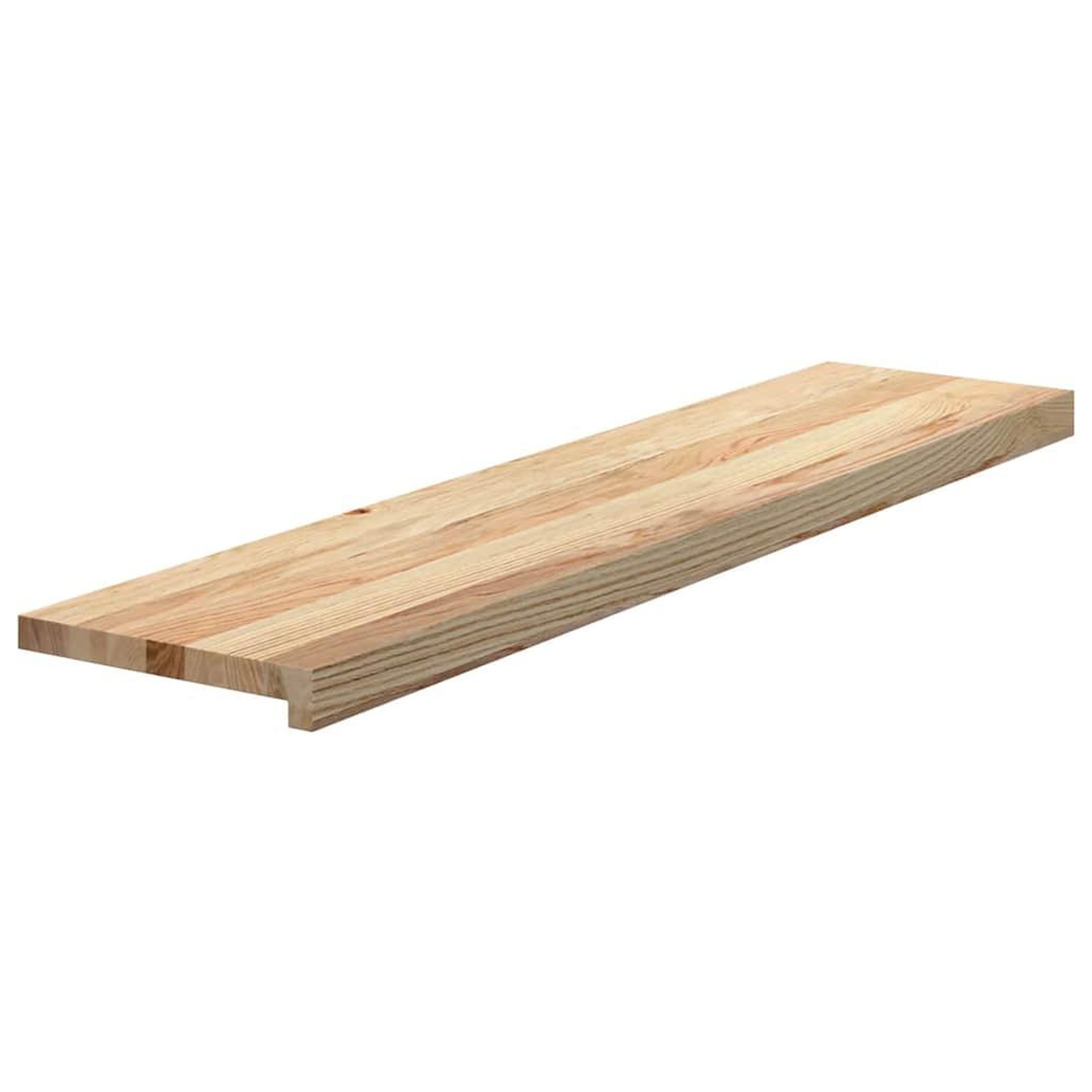 Voir la diapositive 3 : VIDAXL Marches d'escalier 8pcs non traite 110x30x2cm bois chene massif