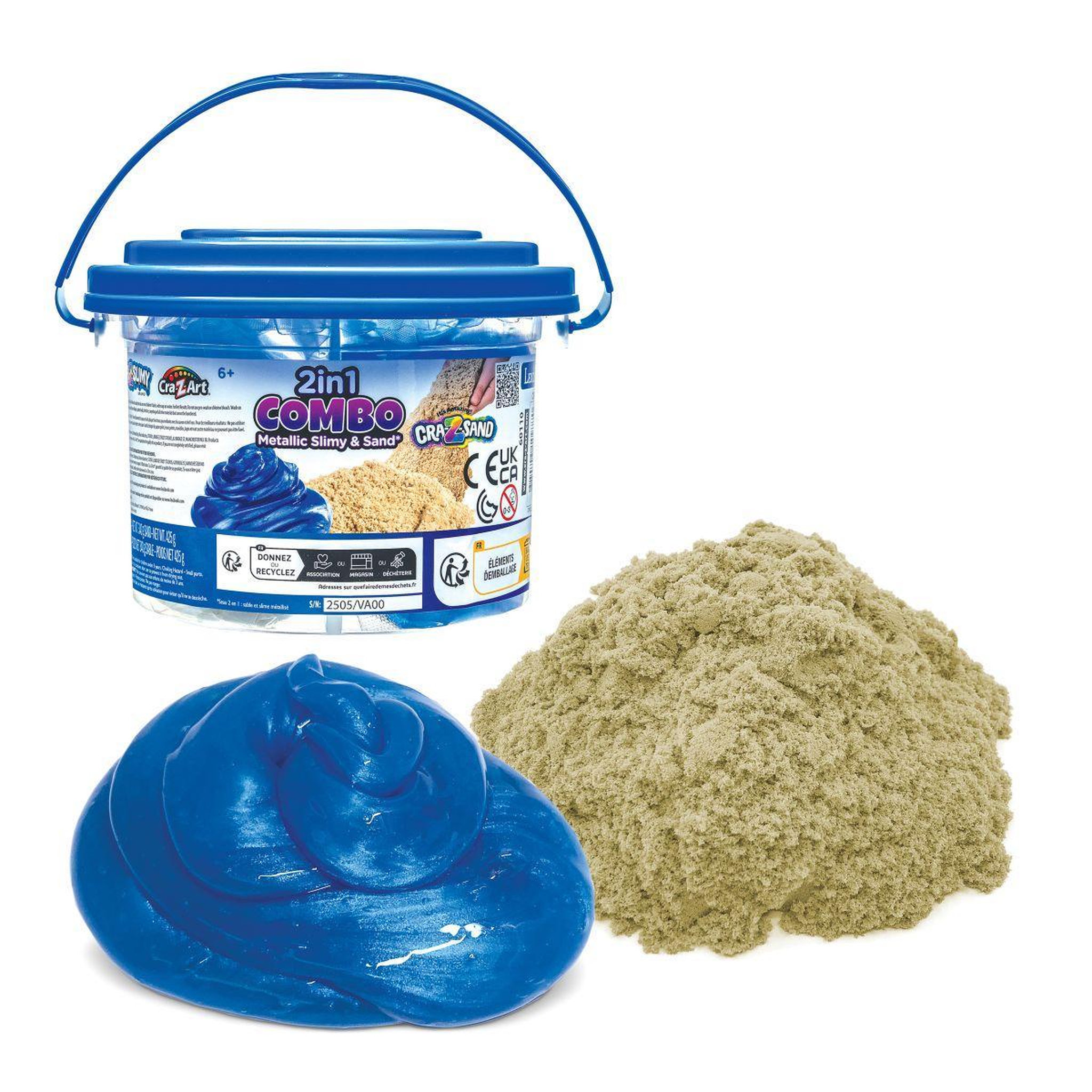 Lexibook Sceau 2 en 1 : Sable et slime
