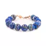 SLOYA Bracelet Kamelia en pierres Lapis-lazuli