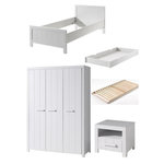 Paris Prix Chambre Complète Enfant 5P  Erik III  Blanc