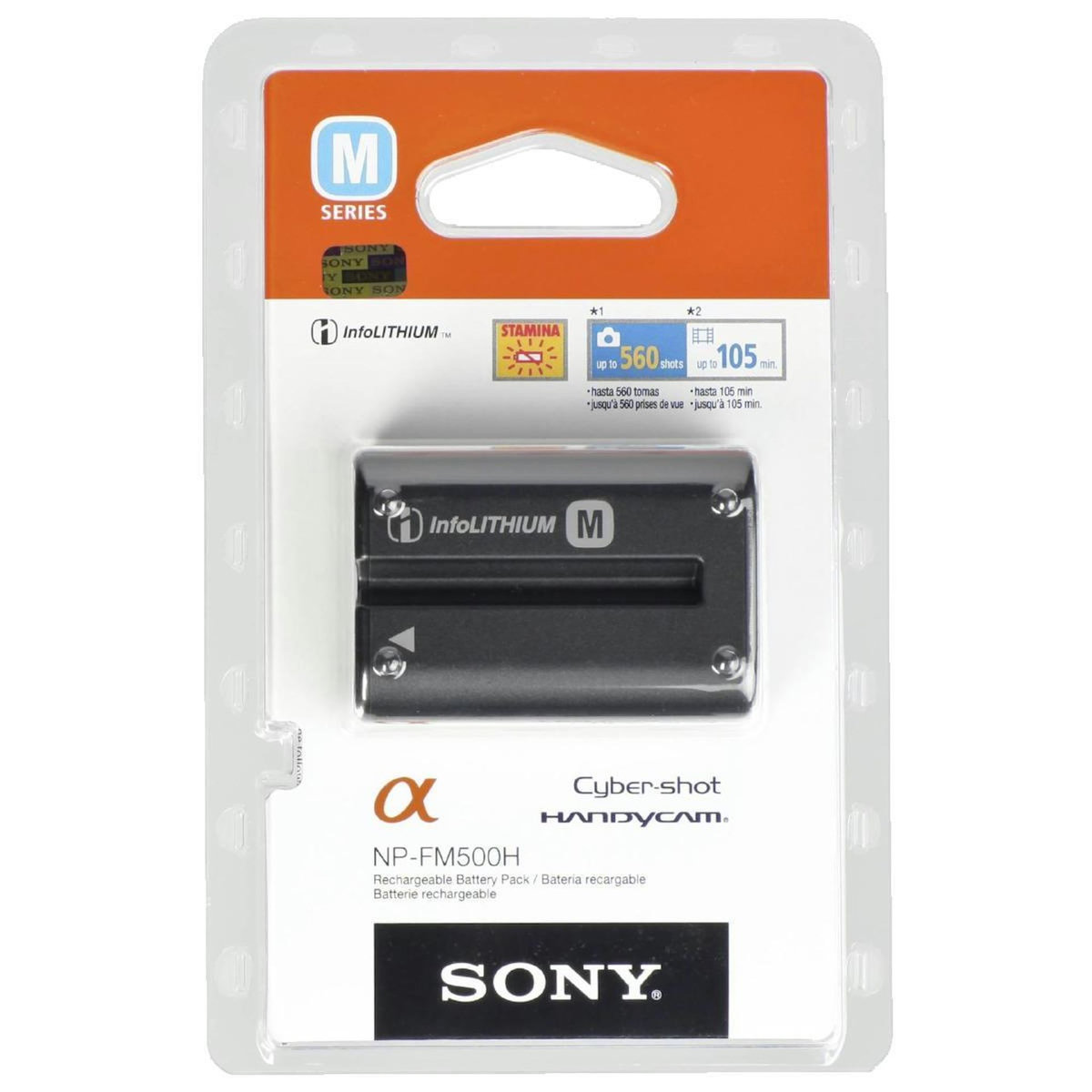 SONY Batterie pour appareil photo Sony NP-FM500H Lithium-Ion 1650 mAh