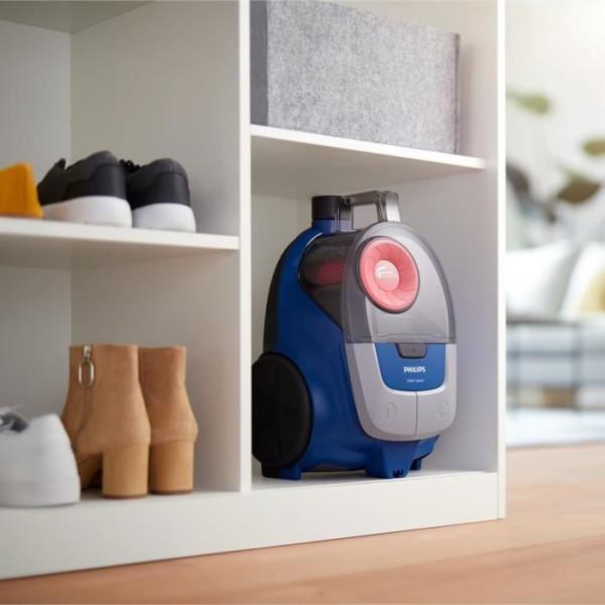 Voir la diapositive 6 : Philips Aspirateur sans sac 750w 77db bleu foncé - xb2123.09