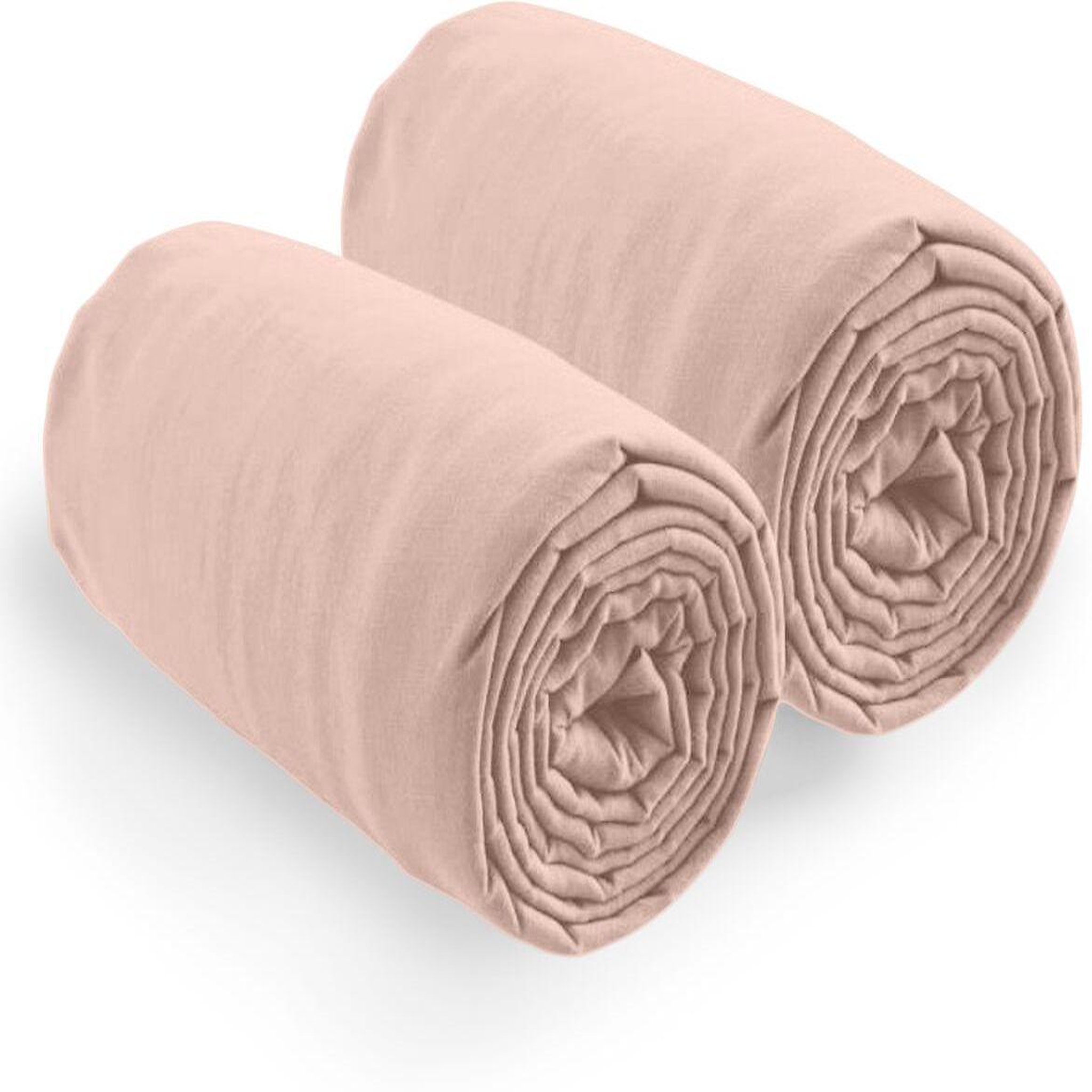 Voir la diapositive 2 : Home collection 2 draps housse bonnet 35cm 100% coton 57fils