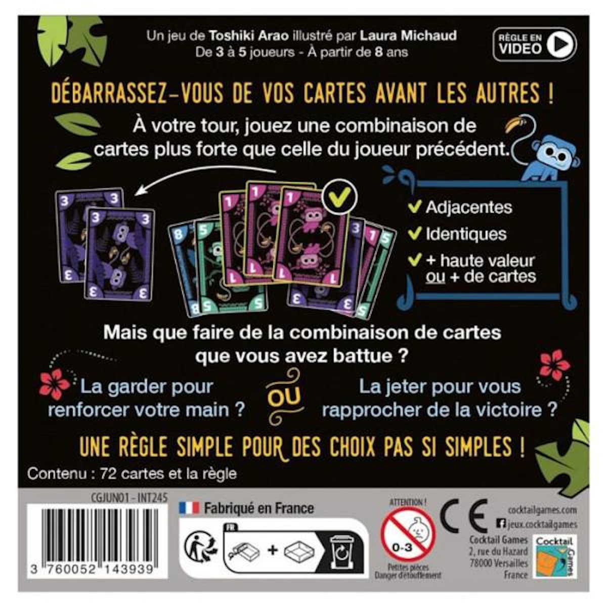 Asmodee Jeu d ambiance Asmodee Jungo