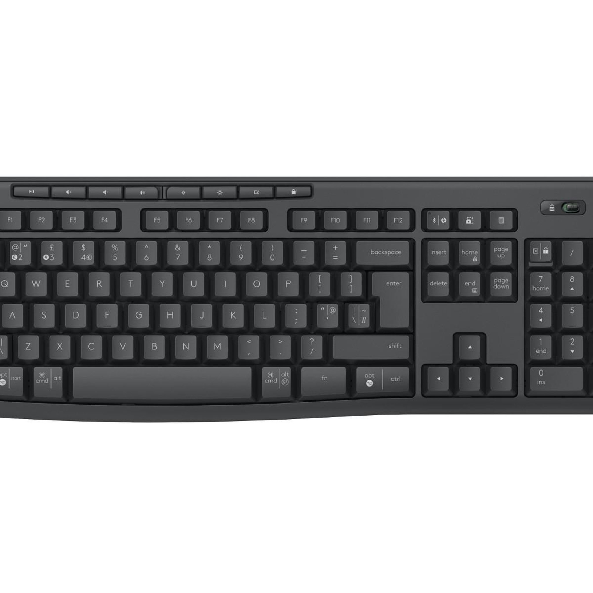 Logitech Logitech 920-012073 clavier souris incluse bureau bluetooth qwerty anglais britannique graphite
