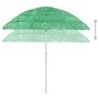 Voir la diapositive 3 : VIDAXL Parasol de plage Hawaii vert 240 cm