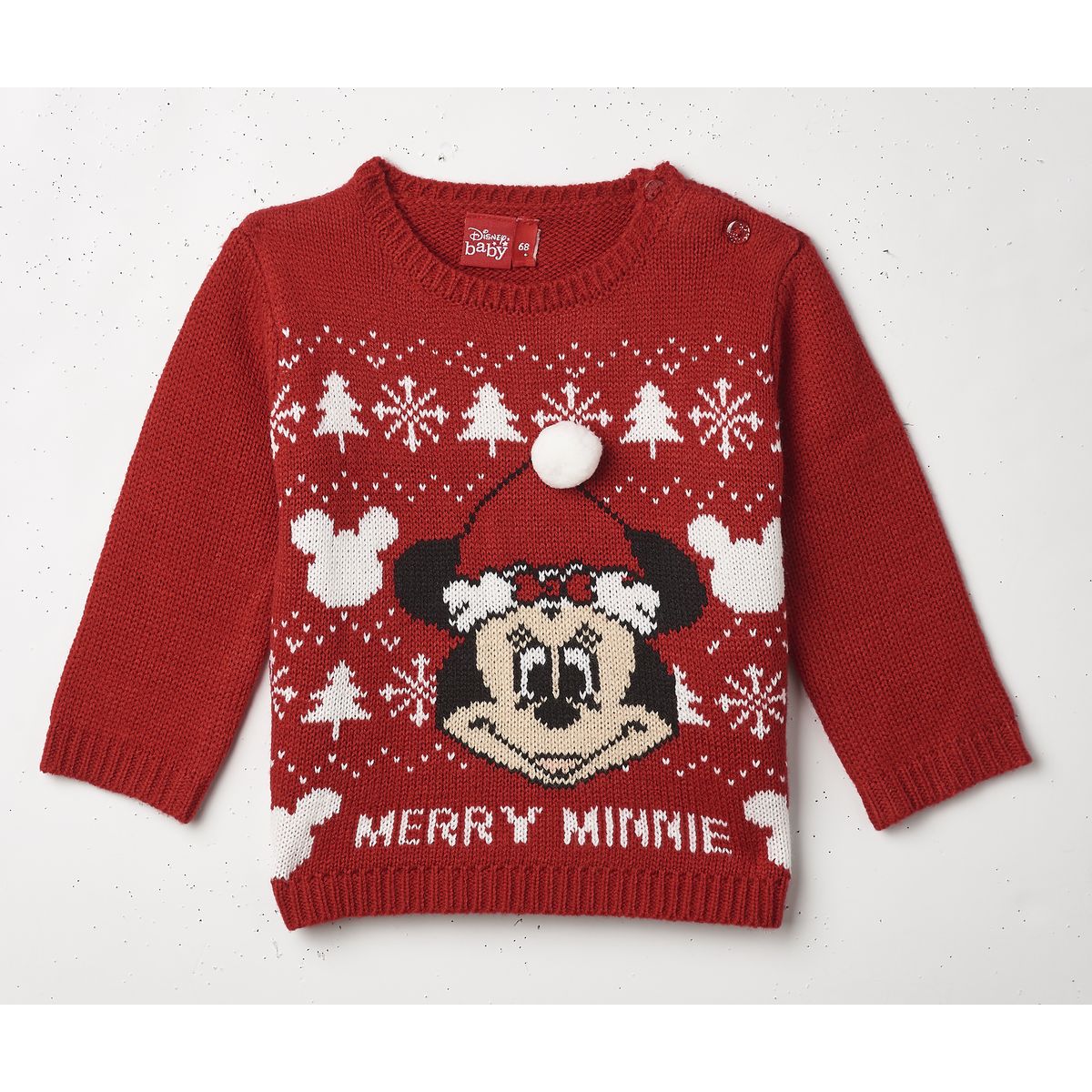 MINNIE Pull de noël bébé fille Minnie