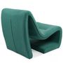 Voir la diapositive 4 : Paris Prix Fauteuil Design Bouclette  Fritz  93cm Vert