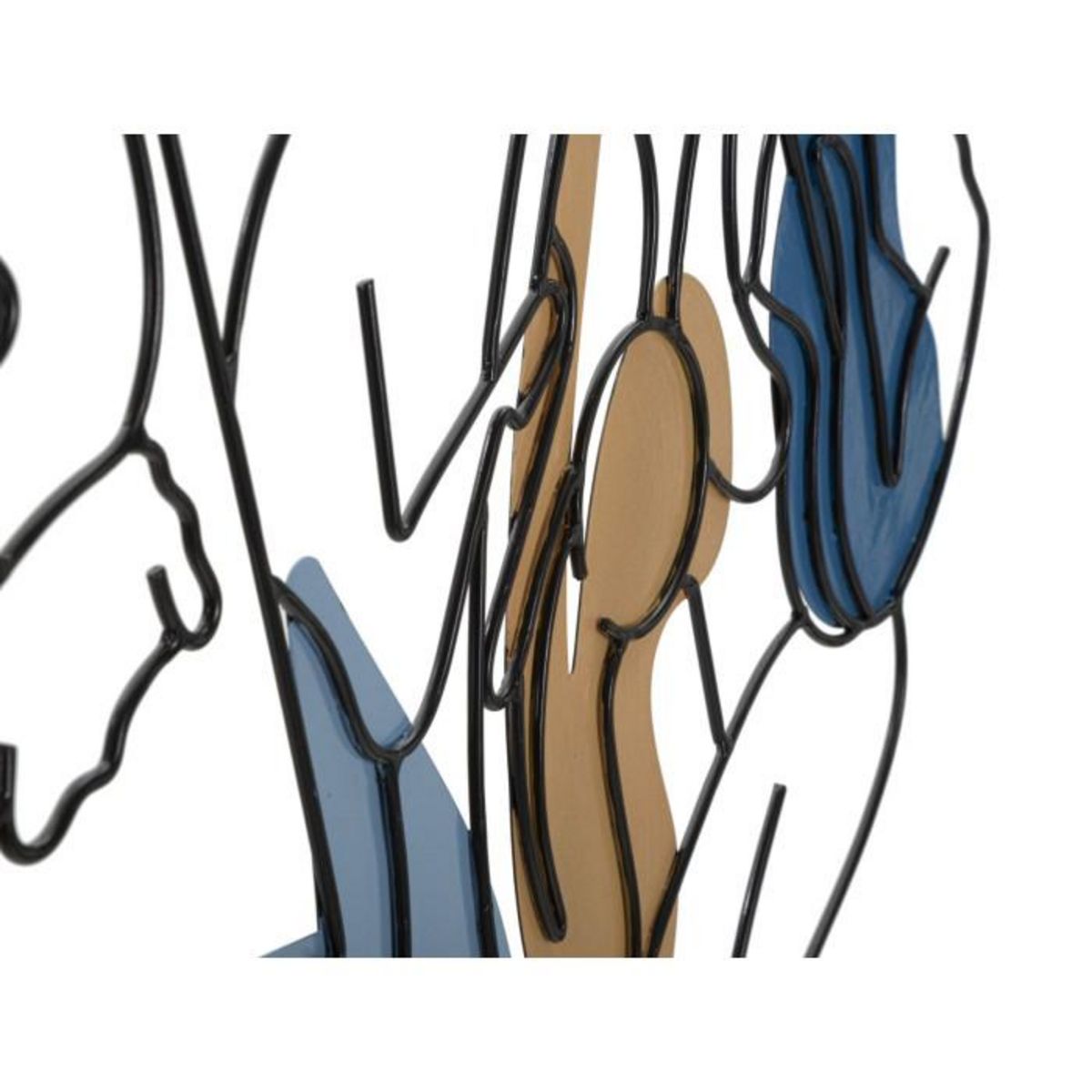 Paris Prix Décoration Murale en Métal  Jazz  70cm Multicolore