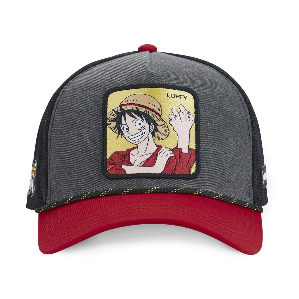 CAPSLAB Casquette trucker avec filet finitions premium One Piece Mugiwara