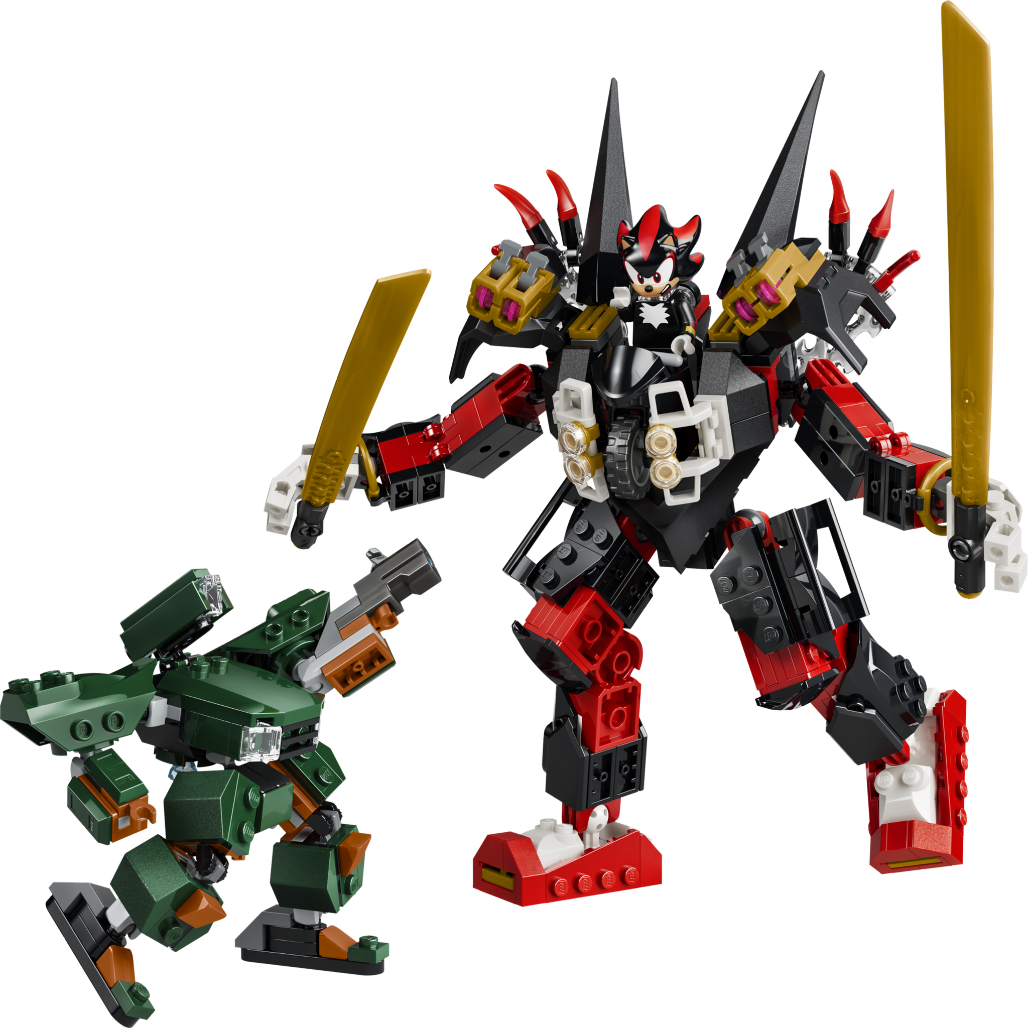 LEGO Lego sonic 77120 robot de shadow contre soldat gun 374 pièces dès 8 ans