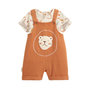 Voir la diapositive 1 : Petit Béguin Ensemble salopette bébé en gaze de coton et t-shirt Tango