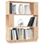 Voir la diapositive 4 : VIDAXL Bibliotheque/Separateur de piece 80x25x101 cm Pin solide