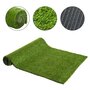 Voir la diapositive 4 : OUTSUNNY Gazon synthétique artificiel moquette extérieure intérieure 3L x 1l m herbes hautes denses 2,5 cm vert