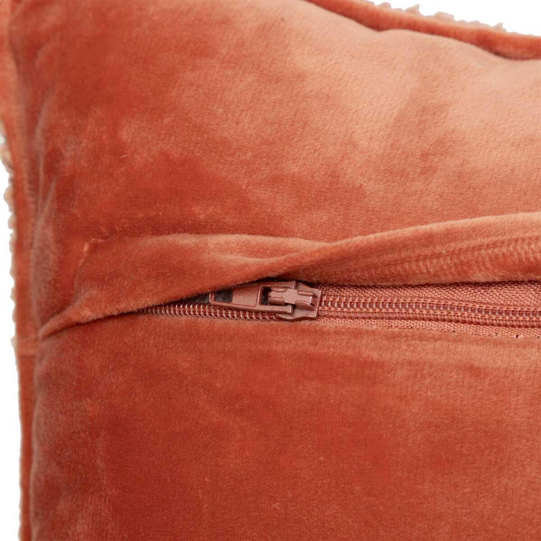 Voir la diapositive 3 : ATMOSPHERA Coussin Déco Bouclette  Soana  30x50cm Terracotta