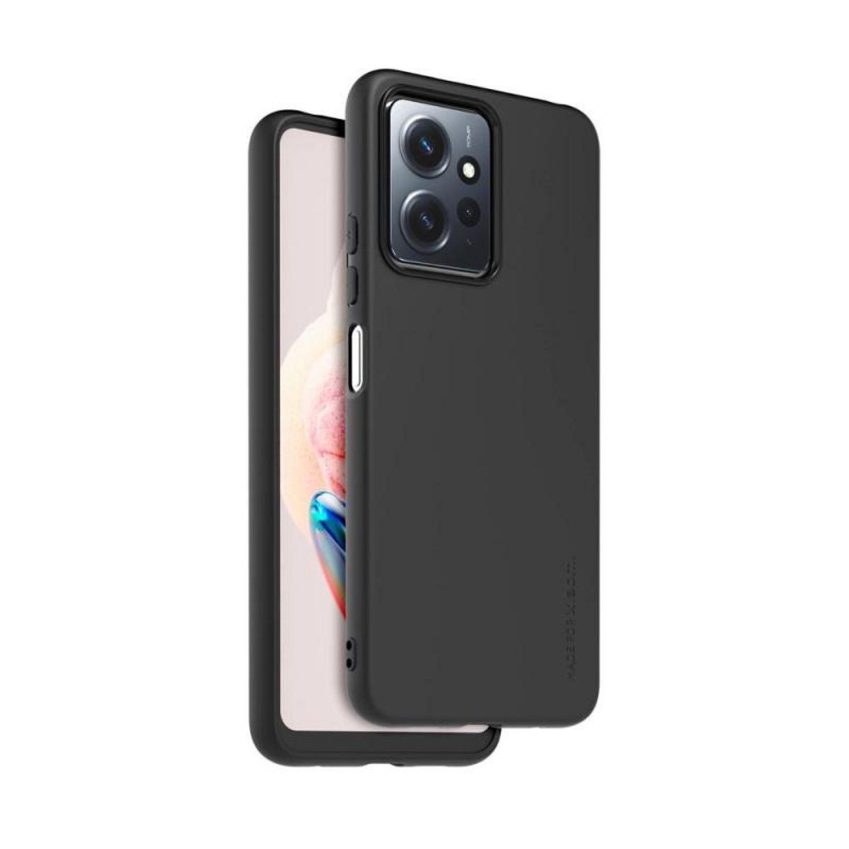 MADE FOR XIAOMI Coque arrière semi rigide Made For Xiaomi pour Xiaomi Redmi Note 12 4G Noir