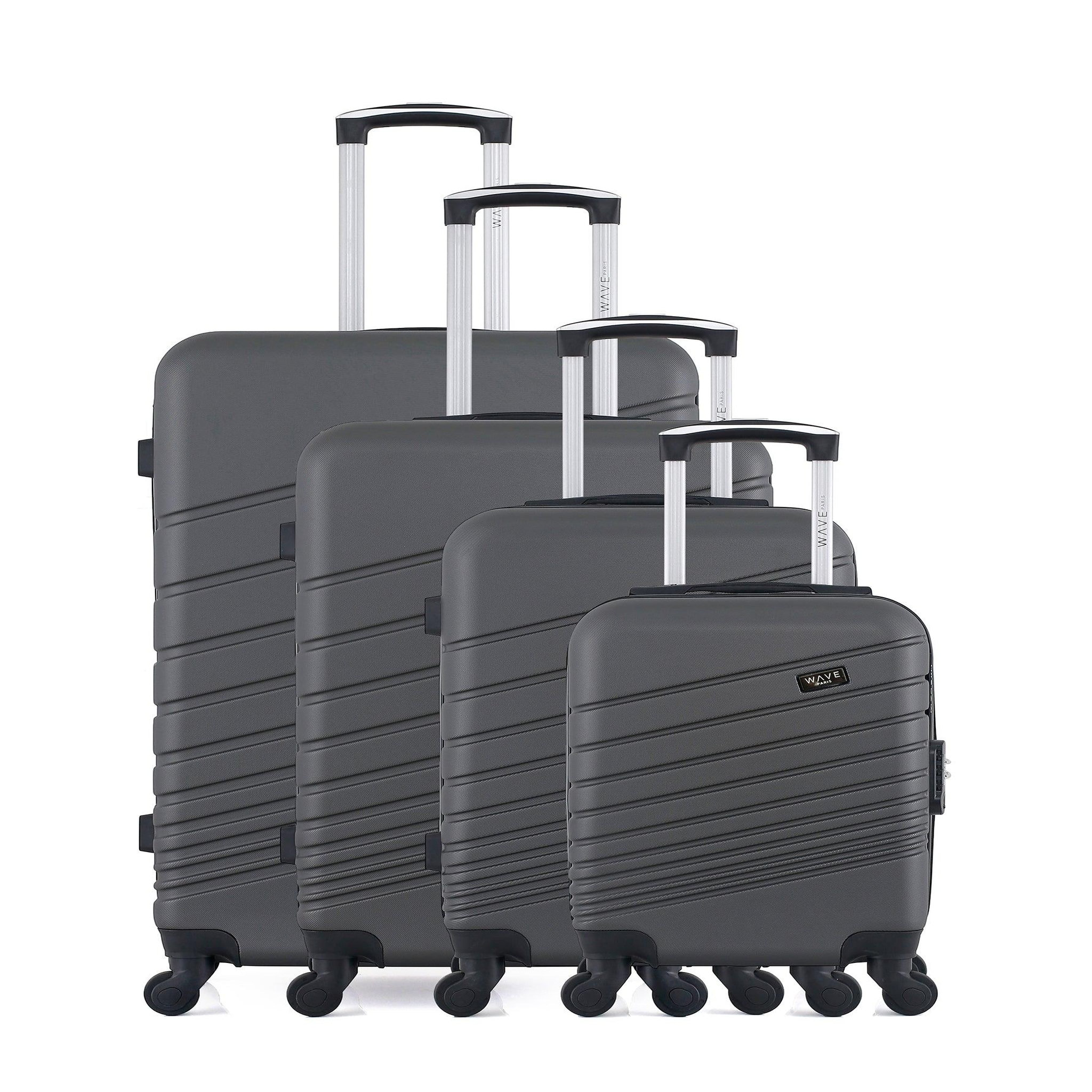 WAVE PARIS Wave paris - set de 4 valises rigides tigre-m