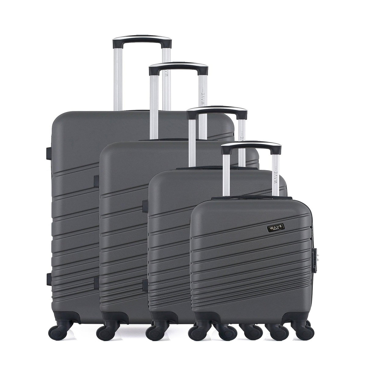 WAVE PARIS WAVE PARIS - Set de 4 Valises Rigides TIGRE-M