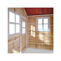 Voir la diapositive 5 : EXIT TOYS Maisonnette en bois pour enfants Loft 150 Naturel - Exit Toys