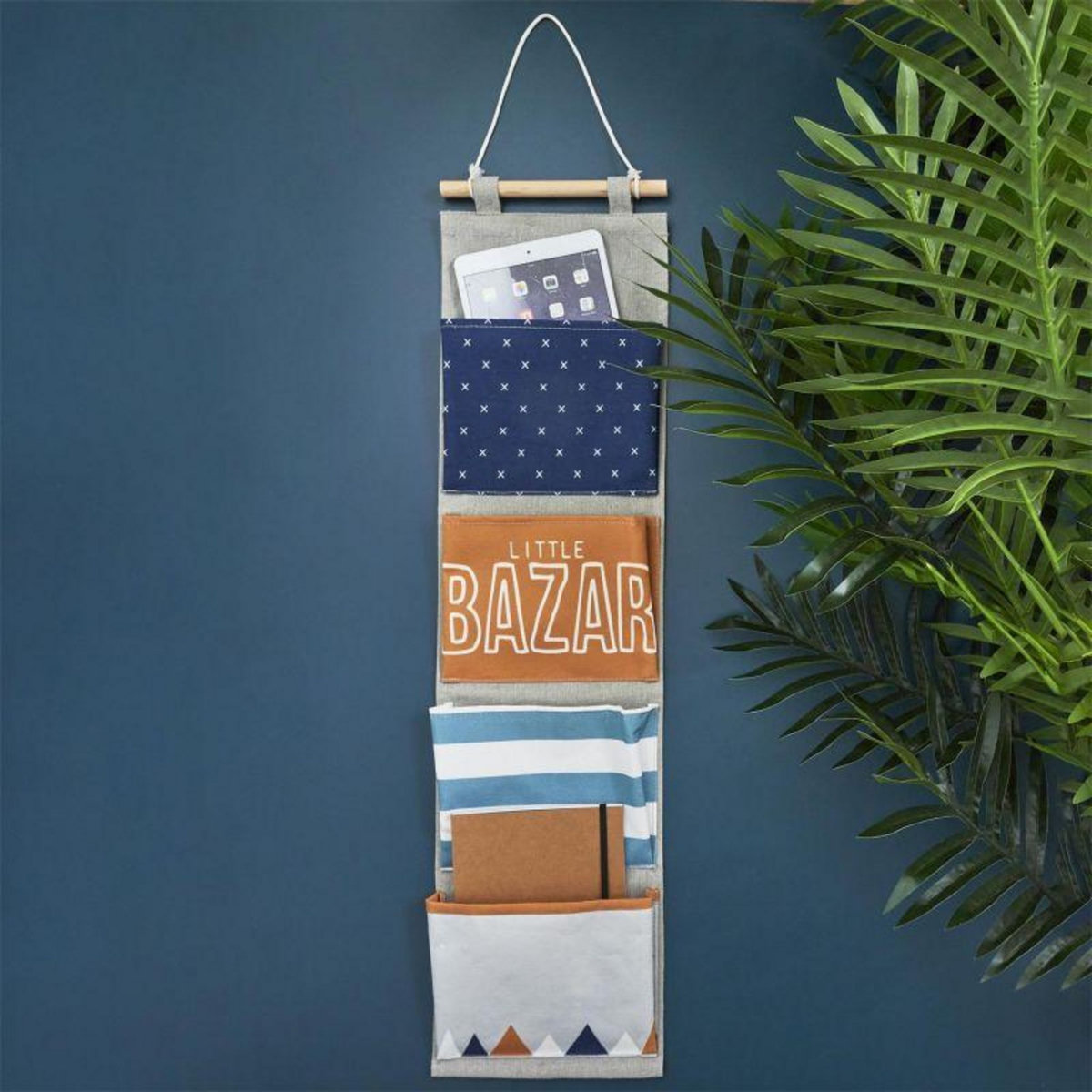 Paris Prix Rangement à Suspendre Enfant  Vertical  86cm Bleu