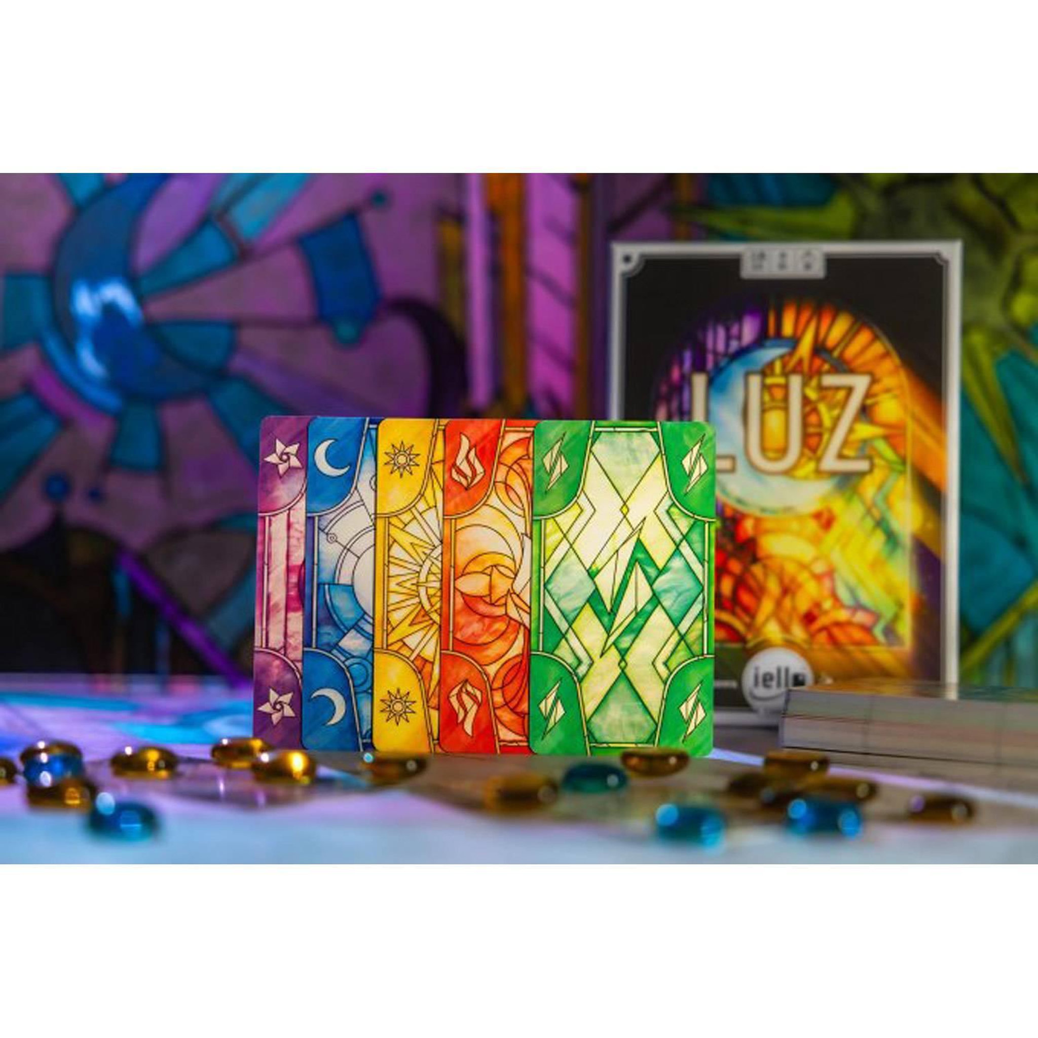 Voir la diapositive 3 : Iello Jeu de stratégie Iello Cartes Luz