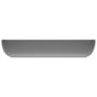 Voir la diapositive 4 : VIDAXL Lavabo de luxe rectangulaire Gris clair mat 71x38 cm Ceramique