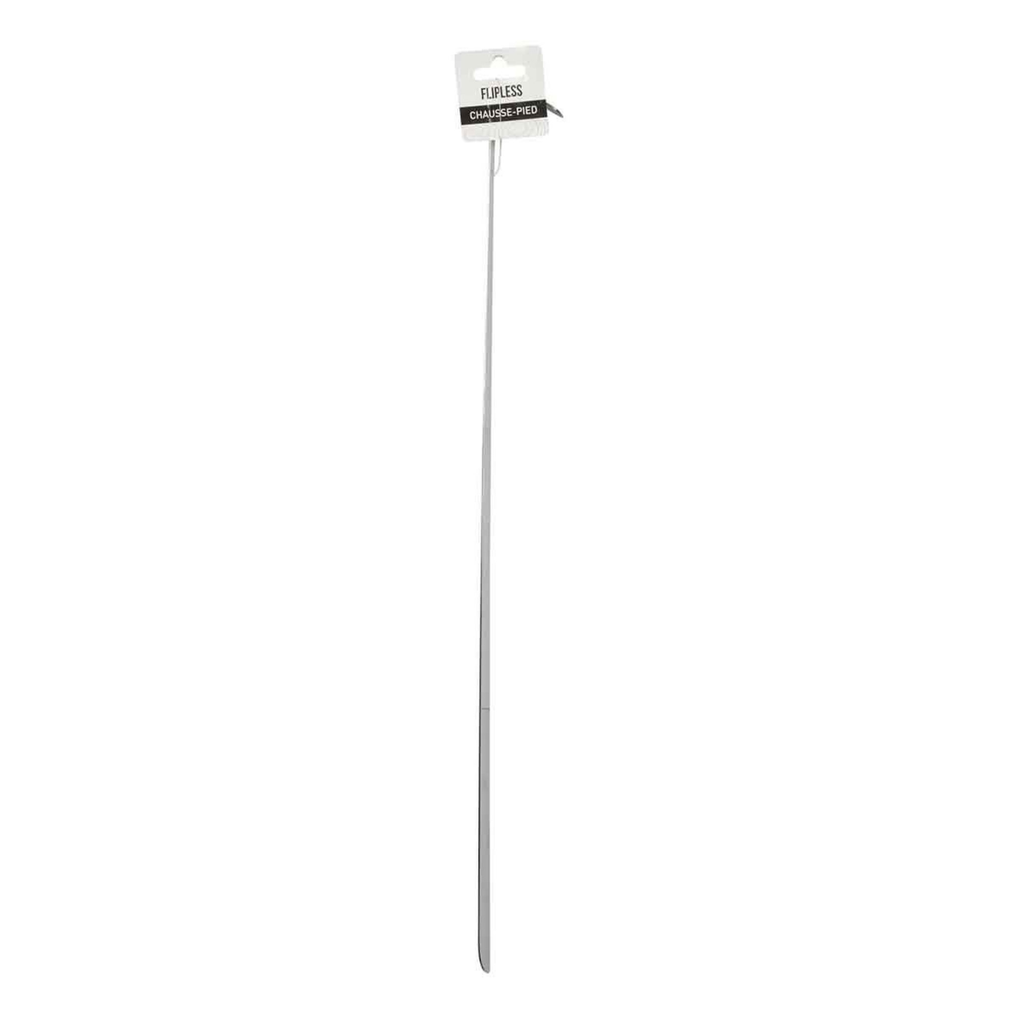 Voir la diapositive 2 : FLIPLESS Chausse-Pied en Métal  Size  51cm Argent