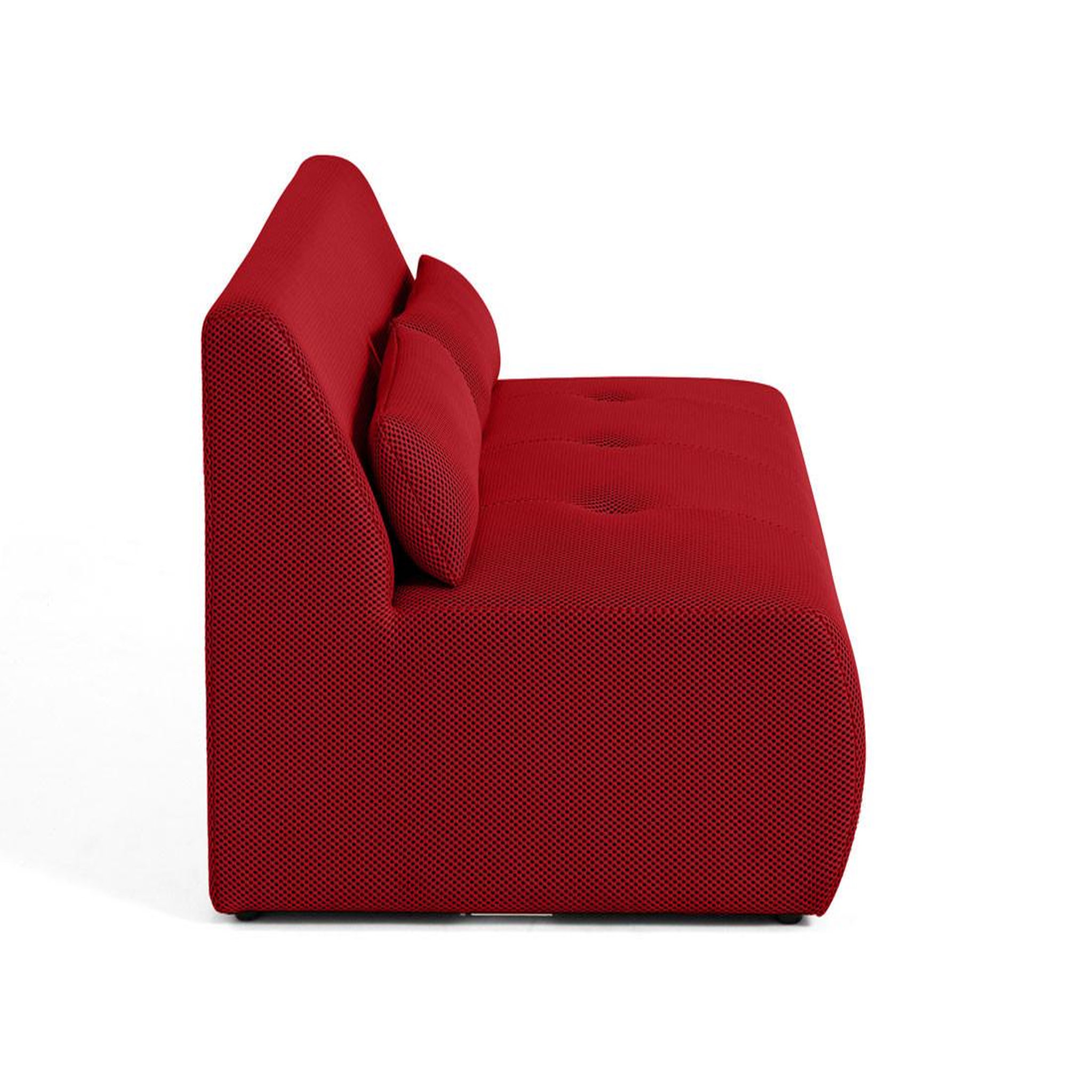 Voir la diapositive 3 : LISA DESIGN Onyx - canapé droit 2 places - en tissu mailles 3d