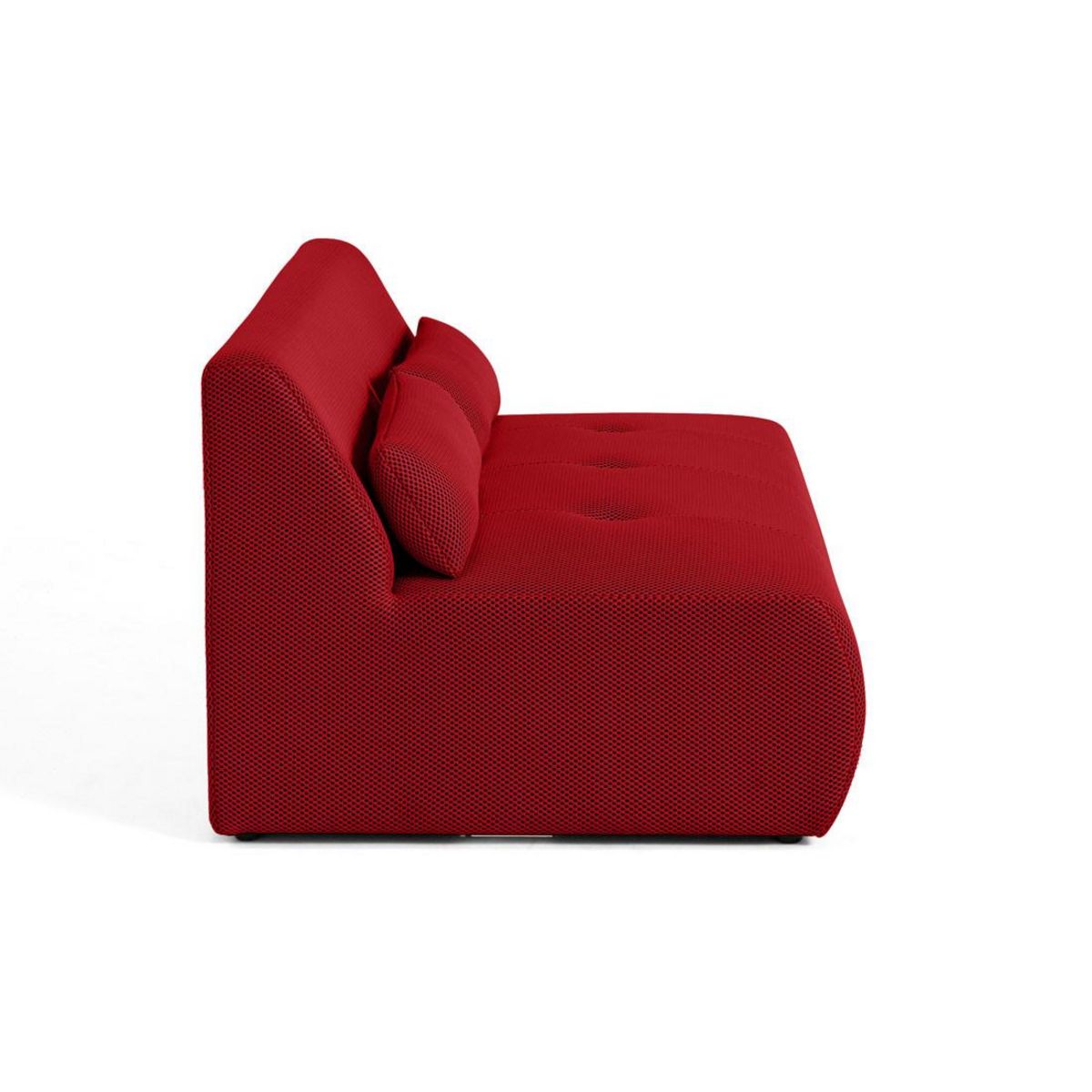 LISA DESIGN Onyx - canapé droit 2 places - en tissu mailles 3d