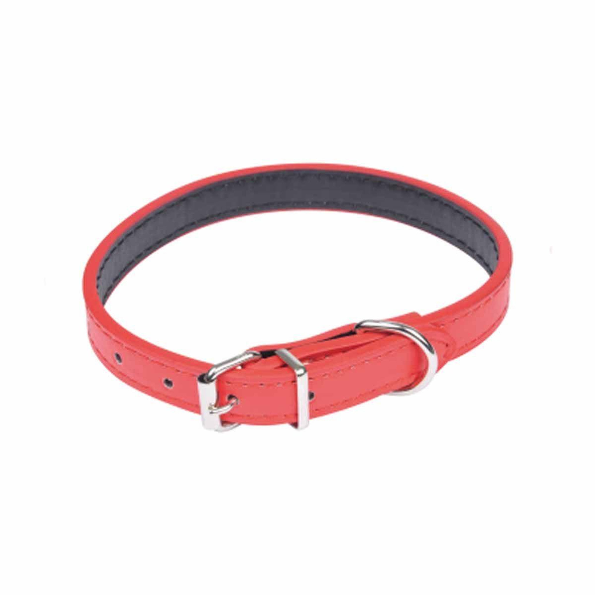 Voir la diapositive 2 : LOVE STORY Collier pour chien  design uni  30cm rouge
