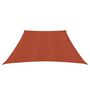 Voir la diapositive 3 : VIDAXL Voile d'ombrage 160 g/m^2 Terre cuite 3/4x2 m PEHD