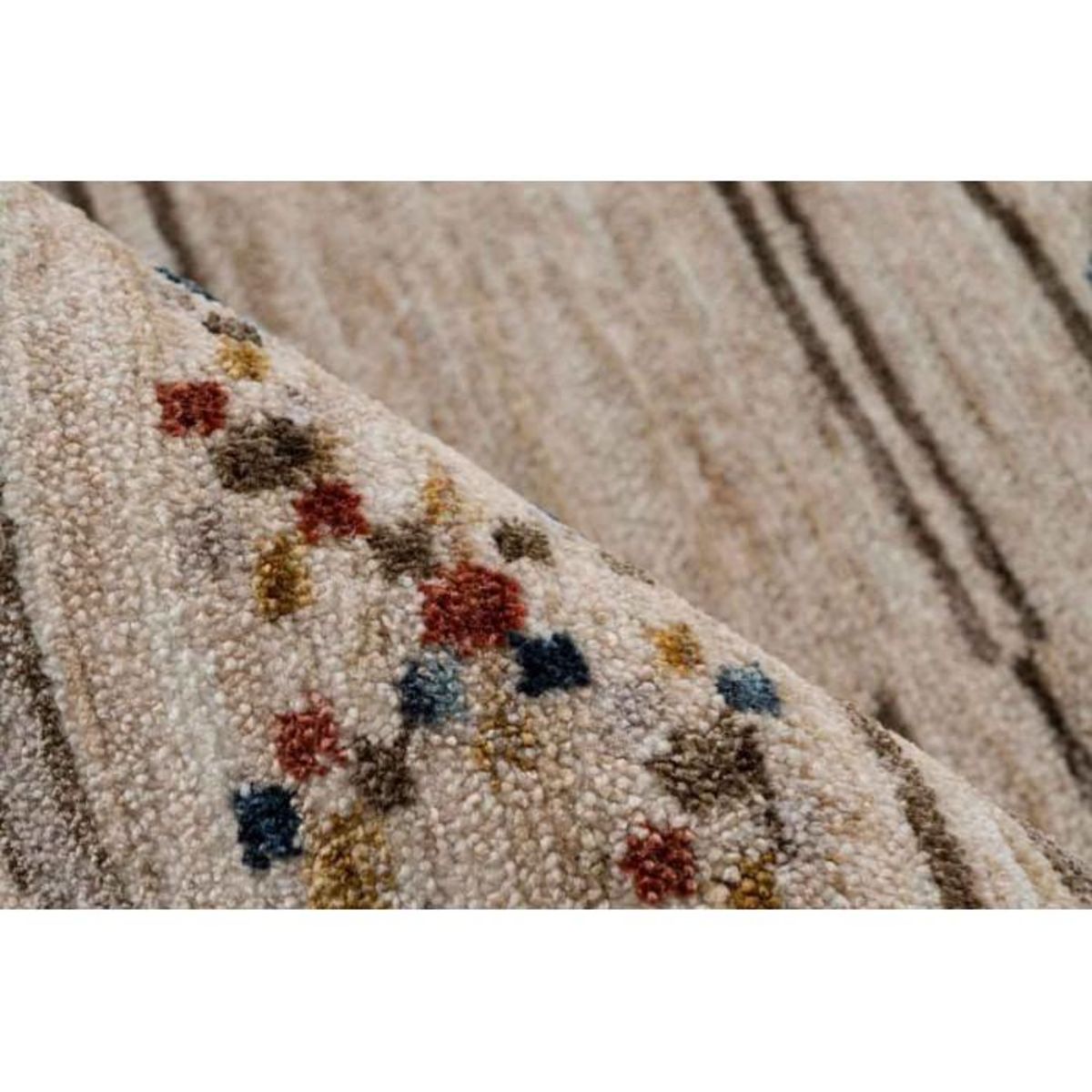 Paris Prix Tapis Tissé Imprimé Ethnique  Jaka  Multicolore