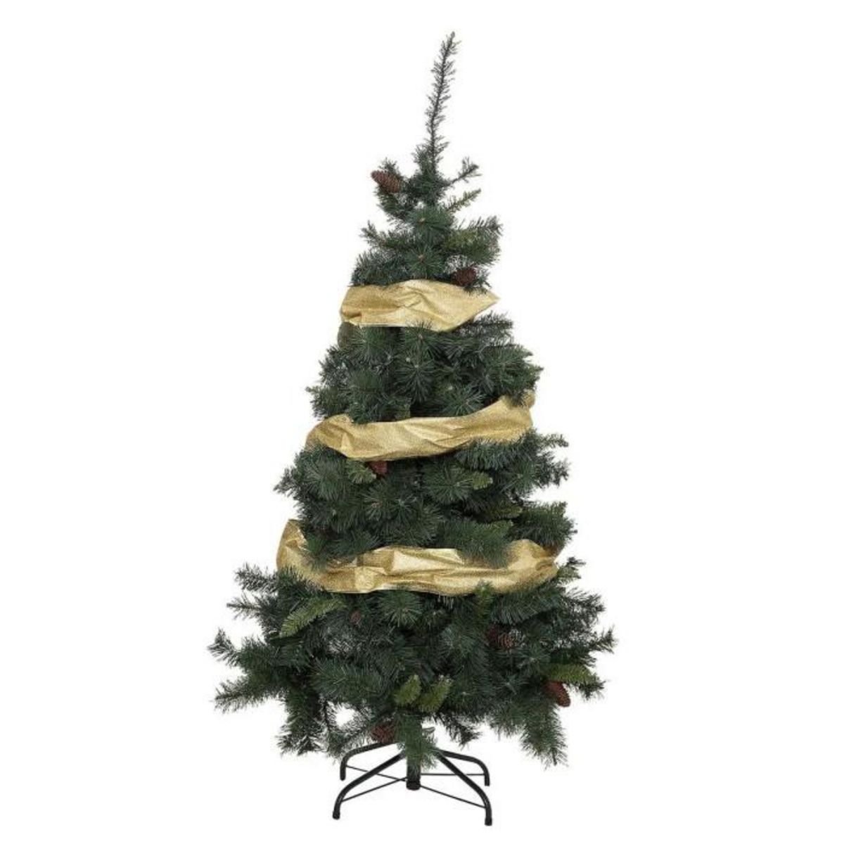 ATMOSPHERA Guirlande de Noël  Ruban  12x500cm Or