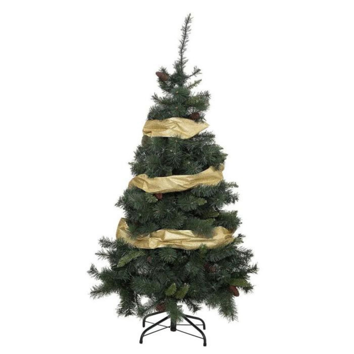 ATMOSPHERA Guirlande de Noël  Ruban  12x500cm Or