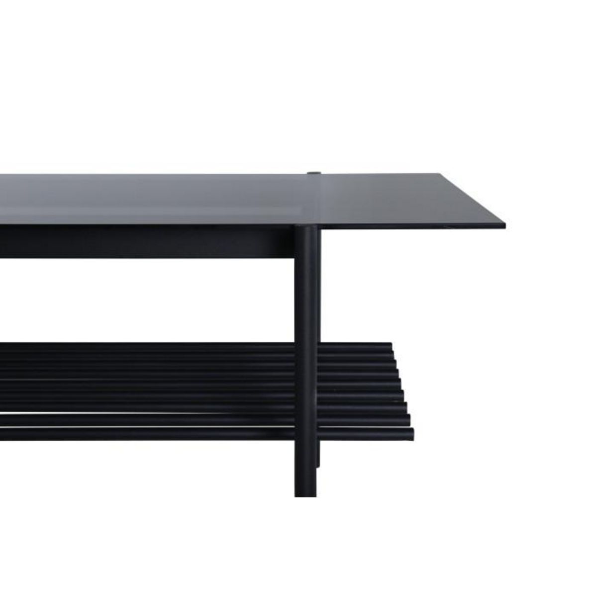 Paris Prix Table Basse en Verre  Von Staf  120cm Noir