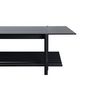 Voir la diapositive 5 : Paris Prix Table Basse en Verre  Von Staf  120cm Noir